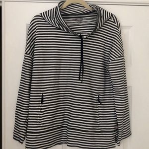 Talbots string neck sweatshirt